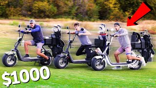 Fastest Person to Finish Golf Hole Wins $1,000 | Good Good