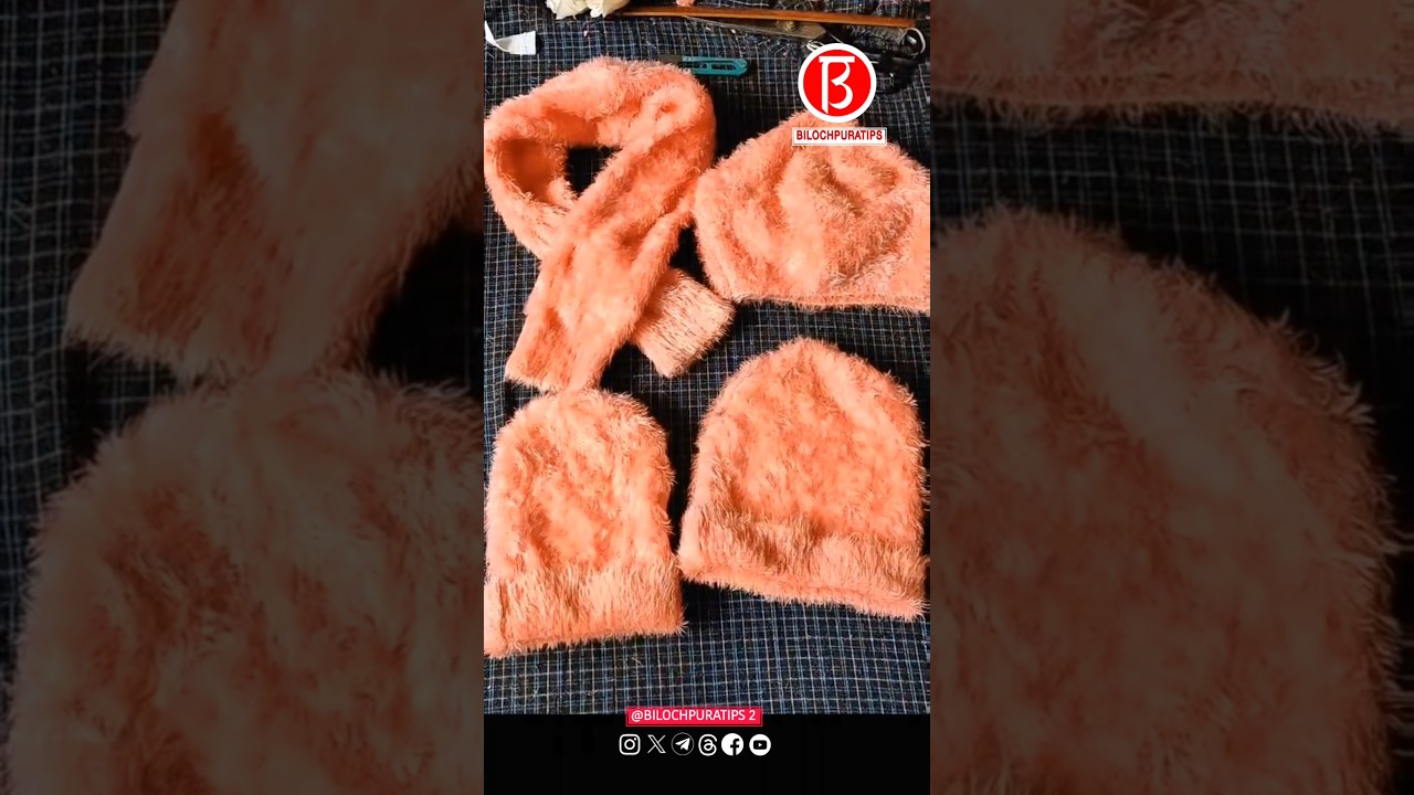 Unworn sweaters transformed into 4-piece sets