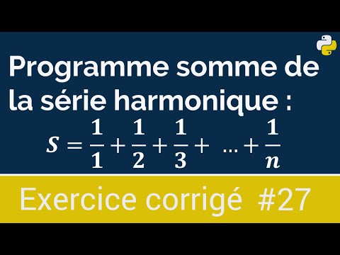 Corrected exercise #27: Program that calculates the sum of a harmonic series | Python