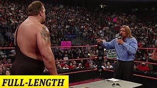 Big Show and Triple H's New Year's Revolution 2006 Contract Signing