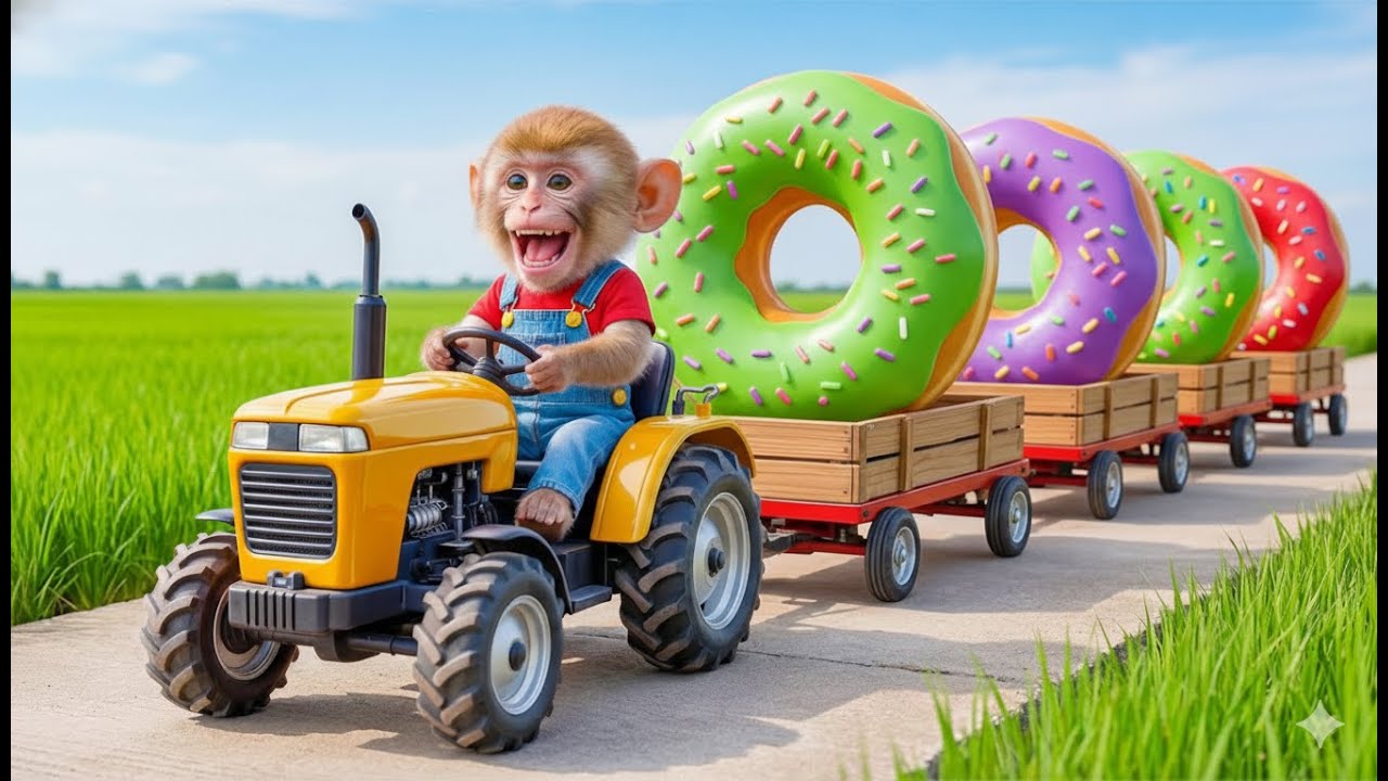 Monkey MoNo’s Donut Run Turns CHAOTIC — His Genius Solution SHOCKS Everyone! 😱🍩