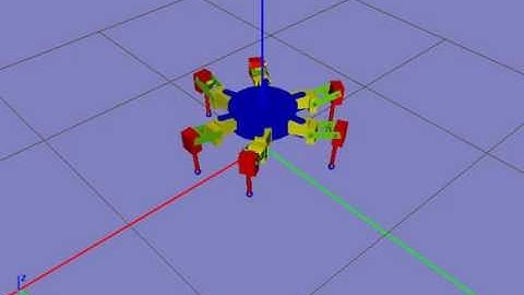 Hexapod dynamic model #2