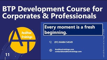 SAP BTP CAPM Professional Development Training | Corporate Training on BTP with HANA Cloud | CAPM