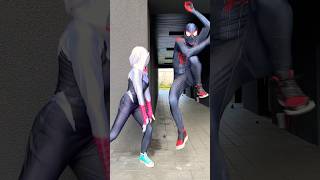 Miles Morales VS SpiderGwen Who WINS?😱 #shorts