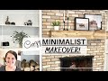 Minimalist Cozy Family Room Makeover on a Budget / Decorate With Me 2021