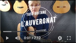 L&#39;Auvergnat (G. Brassens)Tutoriels guitare