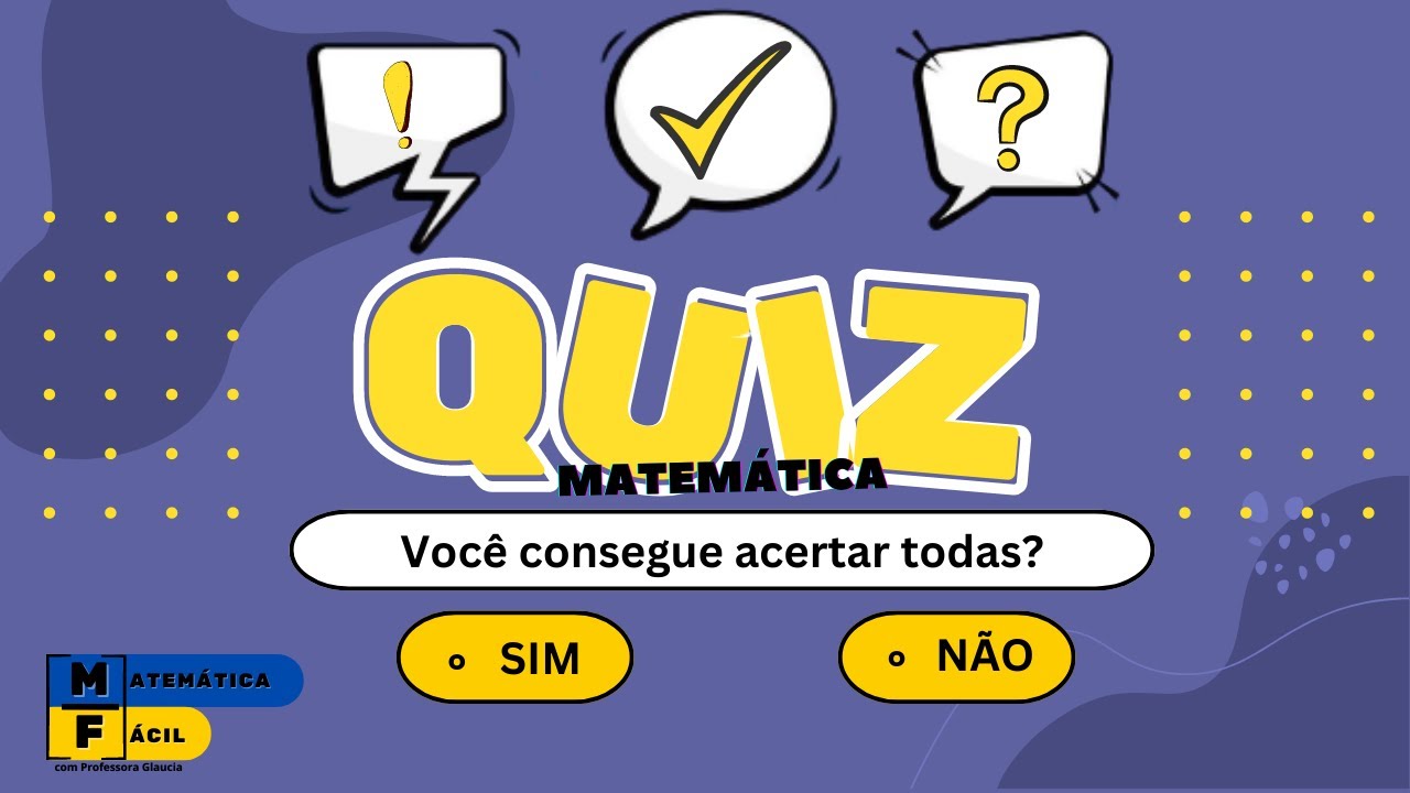 Quizzes de Questões de Concurso - Matemática