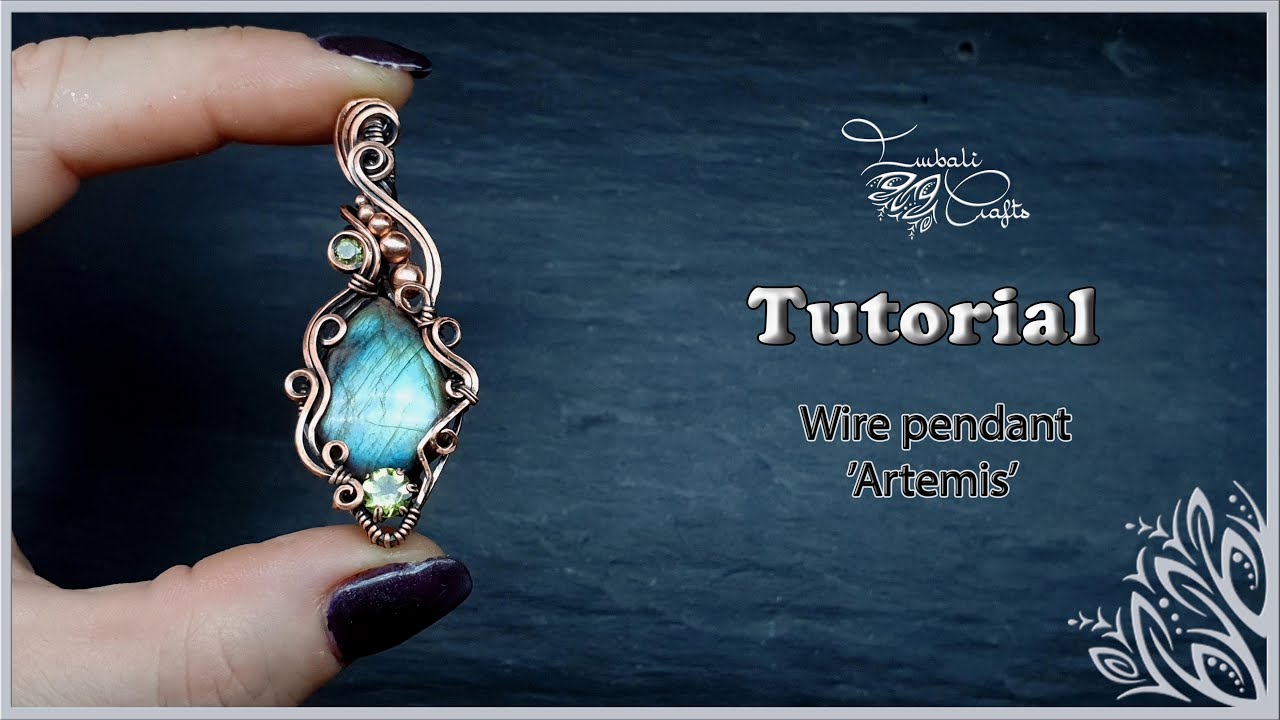 Learn Wire Wrapping-Arwen Pendant-Tutorial-Wire Wrapped Jewelry Making  Technique-Lessons-Step-by-Step Instructions - Wire Wrap Tutorials