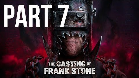 The Casting of Frank Stone Walkthrough PART 7 - Puzzle (No Commentary)
