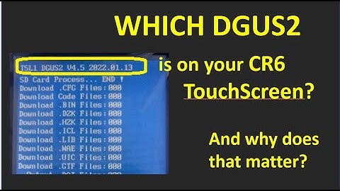 Step 0 - Find out which DGUS2 is on your display