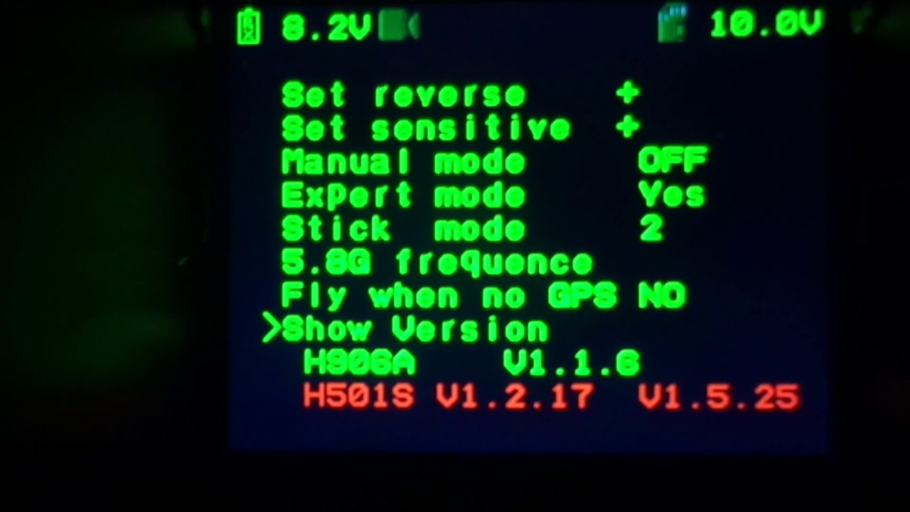 hubsan h501s advanced transmitter calibration