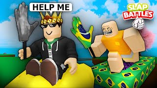 ROBLOX Slap Battles FUNNY MOMENTS (ADMIN GLOVES)🖐