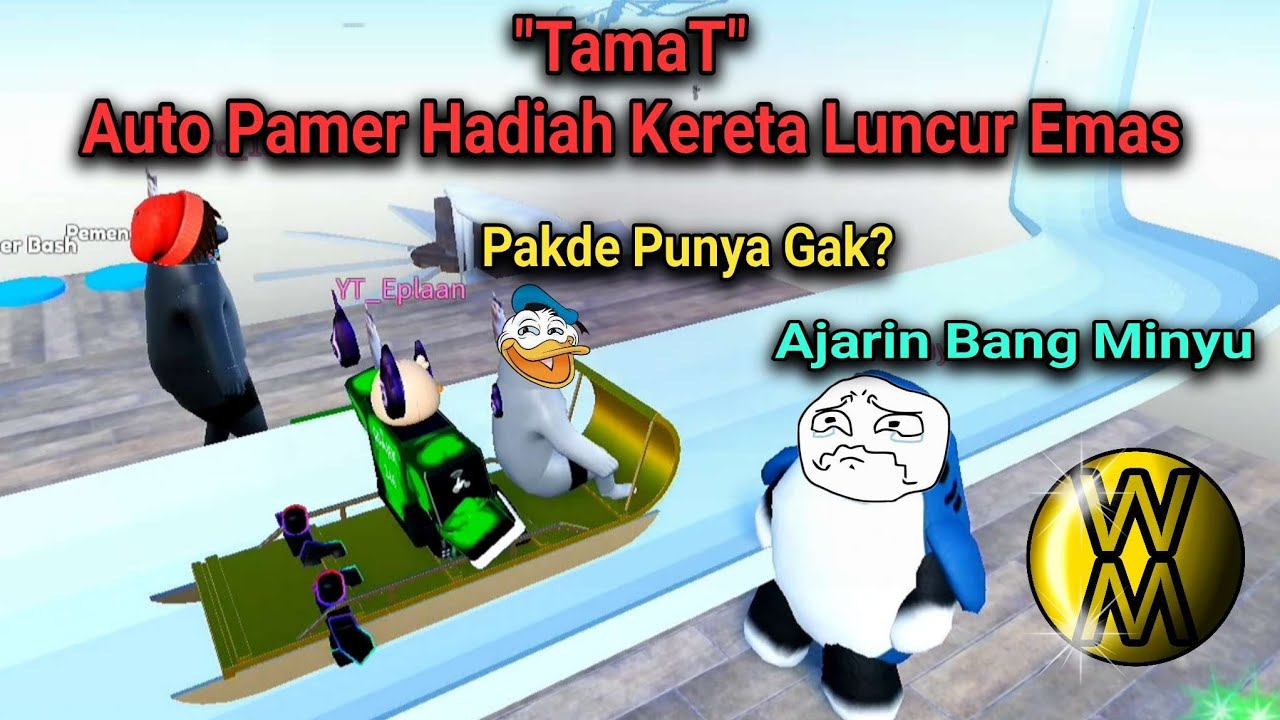 Aku Mengajari Pakde Agar Bisa Menyelesaikan Game Obby Giring | Roblox Indonesia