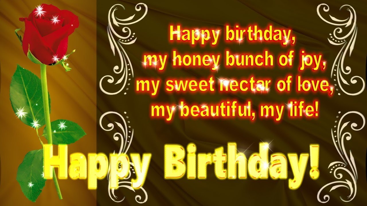 Happy Birthday! Wishes hd background video effects