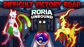 Getting Past The DIFFICULT Victory Road In Roblox Pokemon Brick Bronze (Roria Unbound)
