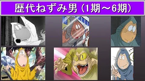 ネズミ男歴代