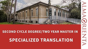 Second Cycle Degree/Two year master in Specialized Translation