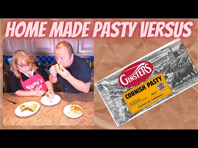 Home Cooked Pasties Versus Ginsters - Youtube