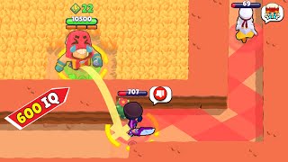 600 Funny Moments  Wins  Fails  Glitches ep, iq hiding bushes vs 300 iq aim! brawl stars. 726, .