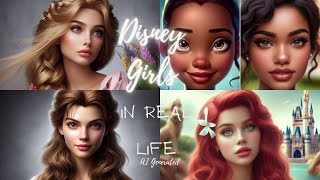 Disney Girls Step into Reality: AI Brings Iconic Characters to Life!