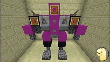 Minecraft - How To Build Transformers 1 Arcee Robot Mode!