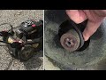 Fixing self propel on a lawnmower belt installation briggs and stratton