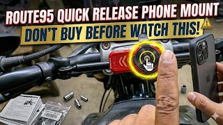 Route95 Quick release phone mount for triumph scrambler 400x 350cc
