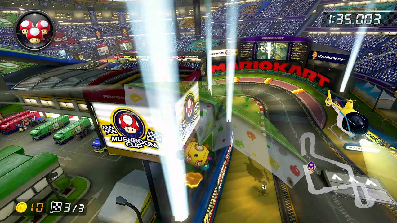 【MK8DX】Mario Kart Stadium - 1:40.670 (Shroomless)