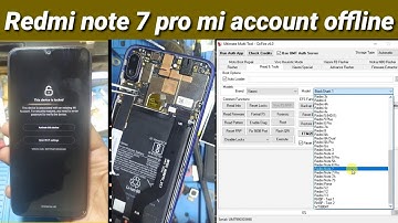Redmi note 7 pro mi account remove umt dongle| mi note 7 pro  mi account account offline remove done