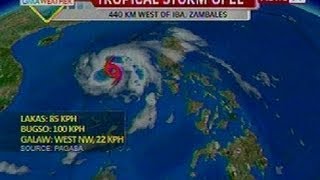 BT: Weather update as of 12:01 p.m. (Oct 26,  2012)