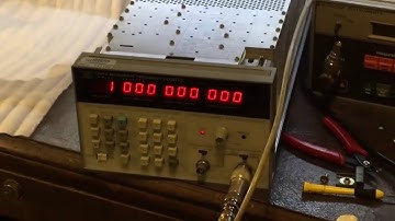 #110 HP 5342A Microwave Frequency Counter TCXO Calibration
