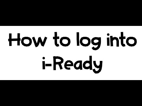 How to log into i-Ready