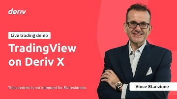 TradingView on Deriv X | Live Demo (non-EU clients)