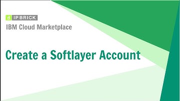 Create a Softlayer Account - IBM Cloud Marketplace