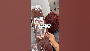 CUBAN TWIST OVER LOCS #locs #twostrandtwist #locstyles
