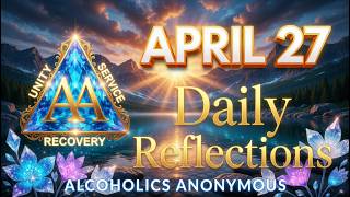 AA Daily Reflection April 27: JOYFUL DISCOVERIES (Alcoholism Recovery Video) #Shorts