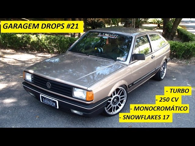 Gol GL 1991 com aro 17 e motor preparado com Turbo e Nitro