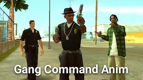 Gang Command Action Animations - GTA SA Mobile