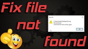 How to fix file not found in sony vegas and photoshop 😀