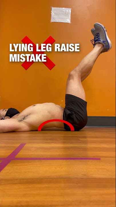 ❌ Lying Leg Raise Mistake (STOP DOING THIS!) #shorts