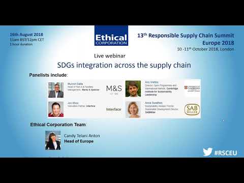 Webinar: SDGs integration
