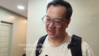 Blackwater coach Pat Aquino gives update on Robert Upshaw, discusses loss to Macau | PBA 50 CommsCup