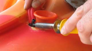 kayak modification and polyethylene welding.wmv