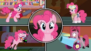 FNF Pinkie Pie All Phases - Pinkie's Conflict (FNF My Little Pony)