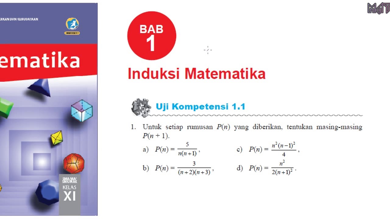 01 Matematika  SMA K13 Kelas XI Bab 1 Induksi Matematika  