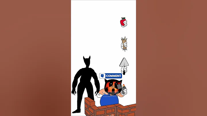 Three Little Pigs x Wolf (Analog Horror Animation) #foxymations #analoghorror #art #shorts