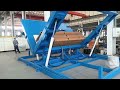 Gradin 90-degree hydraulic turning platform finished.