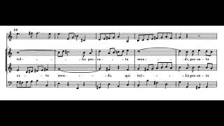 Domine Deus Bwv 236 - J.s. Bach Score Animation
