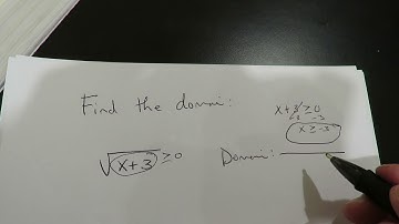 9.1 Part 2  Finding the domain of a radical