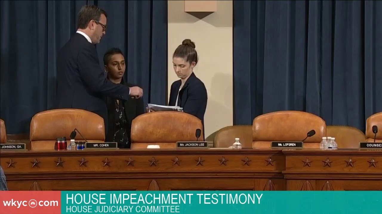 House Judiciary Committee listens to legal testimony during impeachment ...
